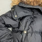 Dsquared2 short black fur puffer jacket