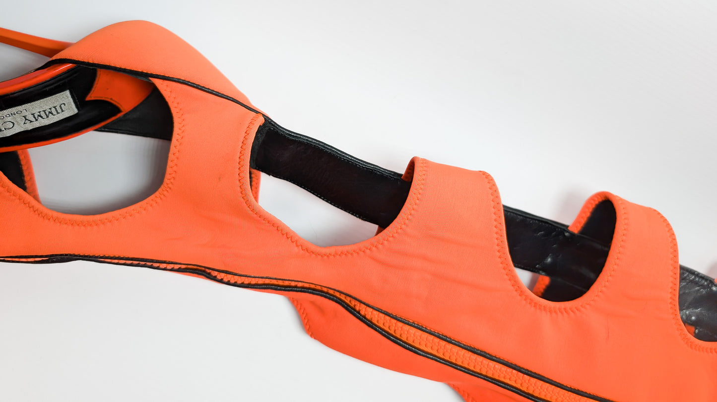 Jimmy Choo "cage" sandals - EU38.5|5.5UK|7.5US