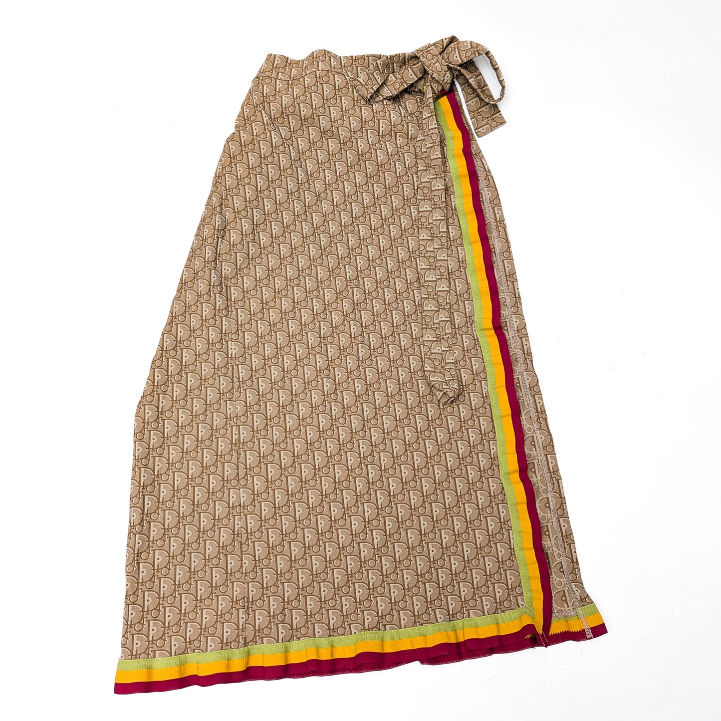 Dior by John Galliano Monogram Rasta Long Pareo Skirt S/S2004