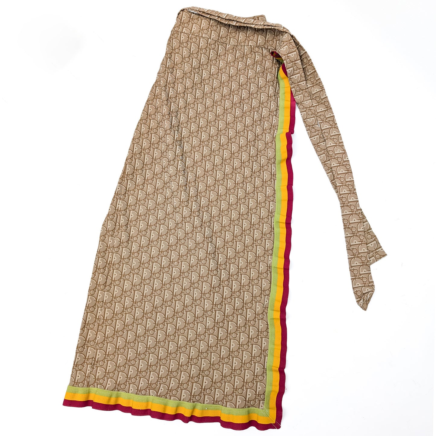 Dior by John Galliano Monogram Rasta Long Pareo Skirt S/S2004