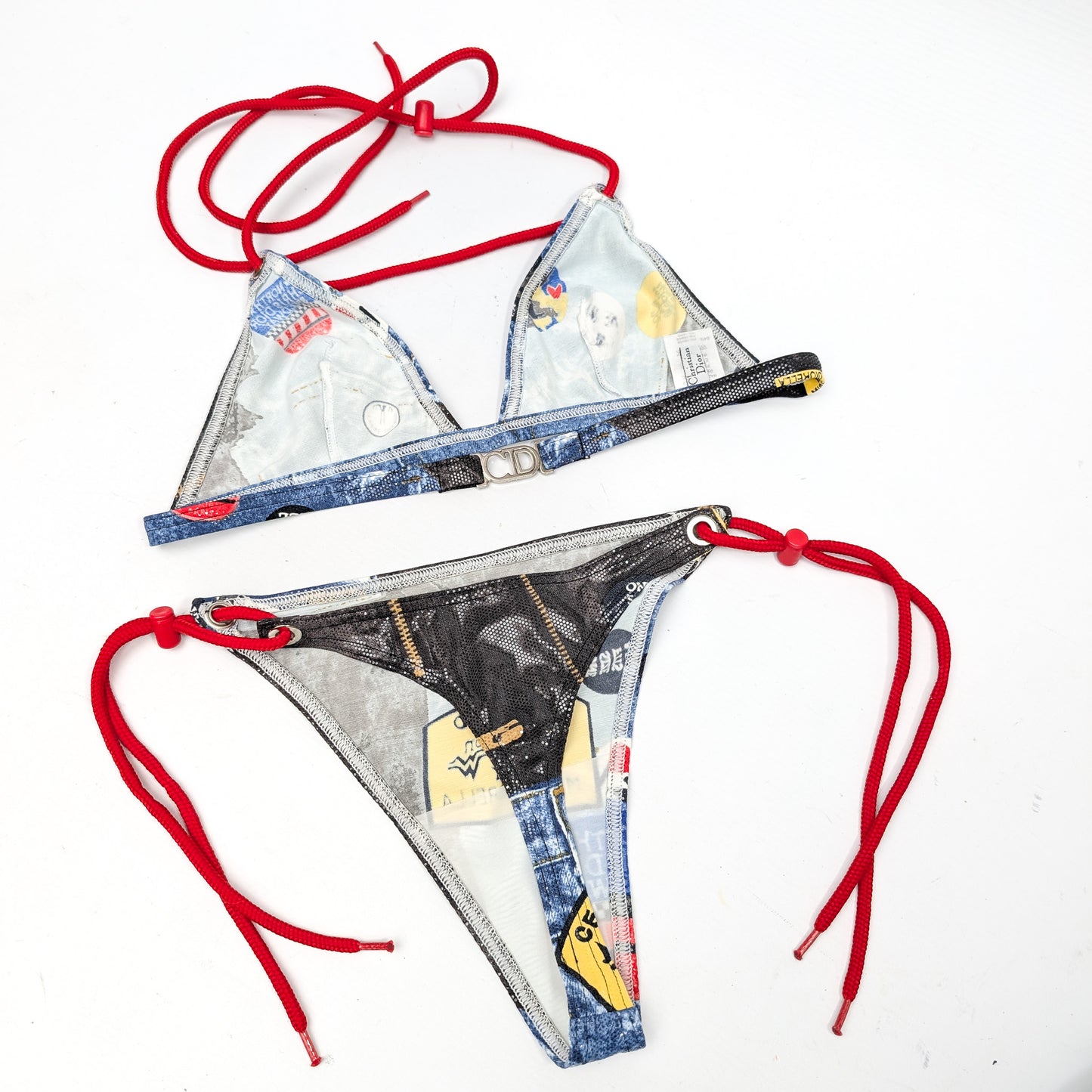 Trompe l'œil swimsuit Dior by Galliano F/W 2001