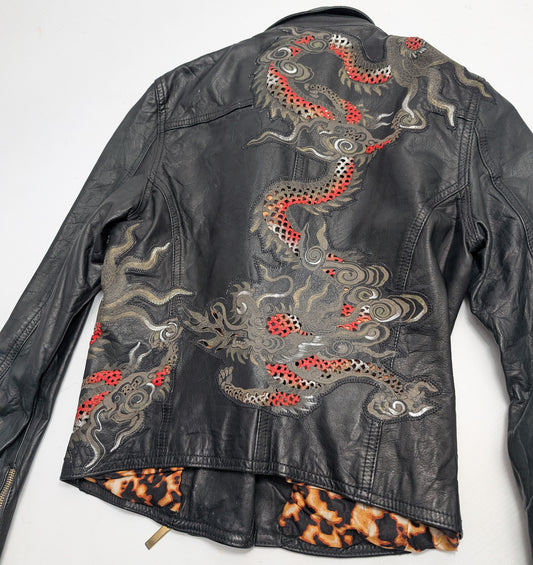 Roberto Cavalli S/S 2003 leather jacket - S