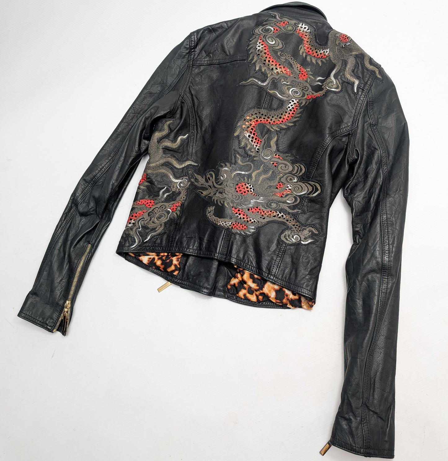 Roberto Cavalli S/S 2003 leather jacket - S