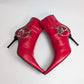 Dior red ankle boots by Galliano - EU41|8UK|10US