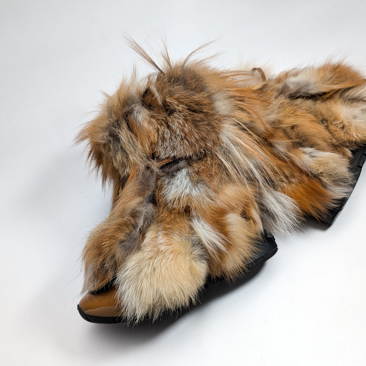 Dsquared2 fur-lined wedge sneakers - EU39|6UK|8US