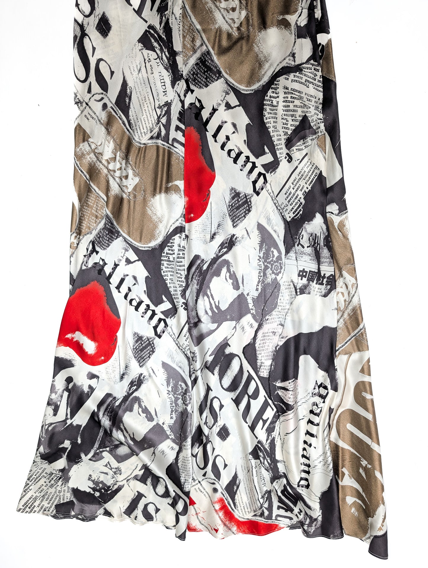 John Galliano silk dress