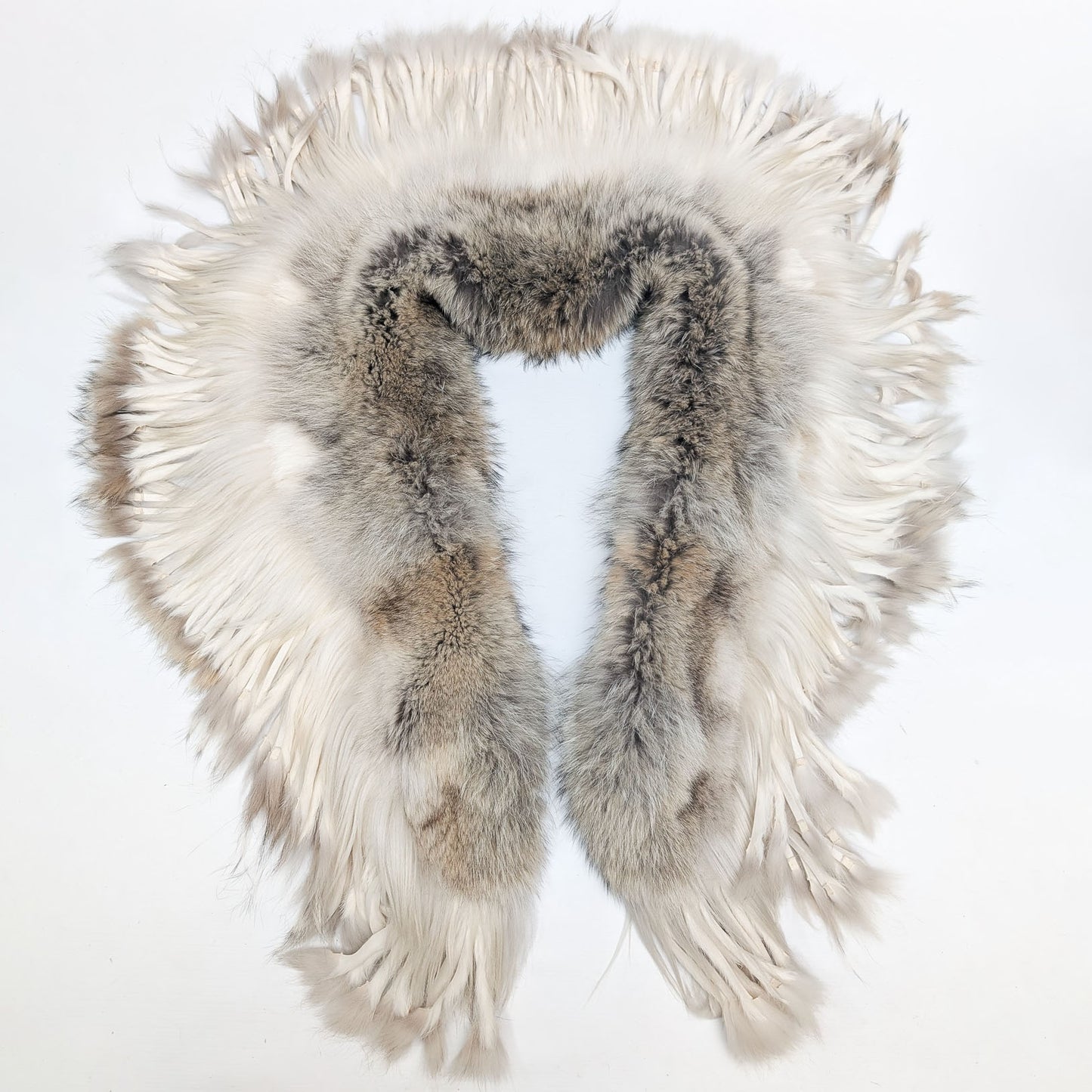 Vintage fur backless top