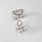 Dior transparent cuff bracelet by Galliano