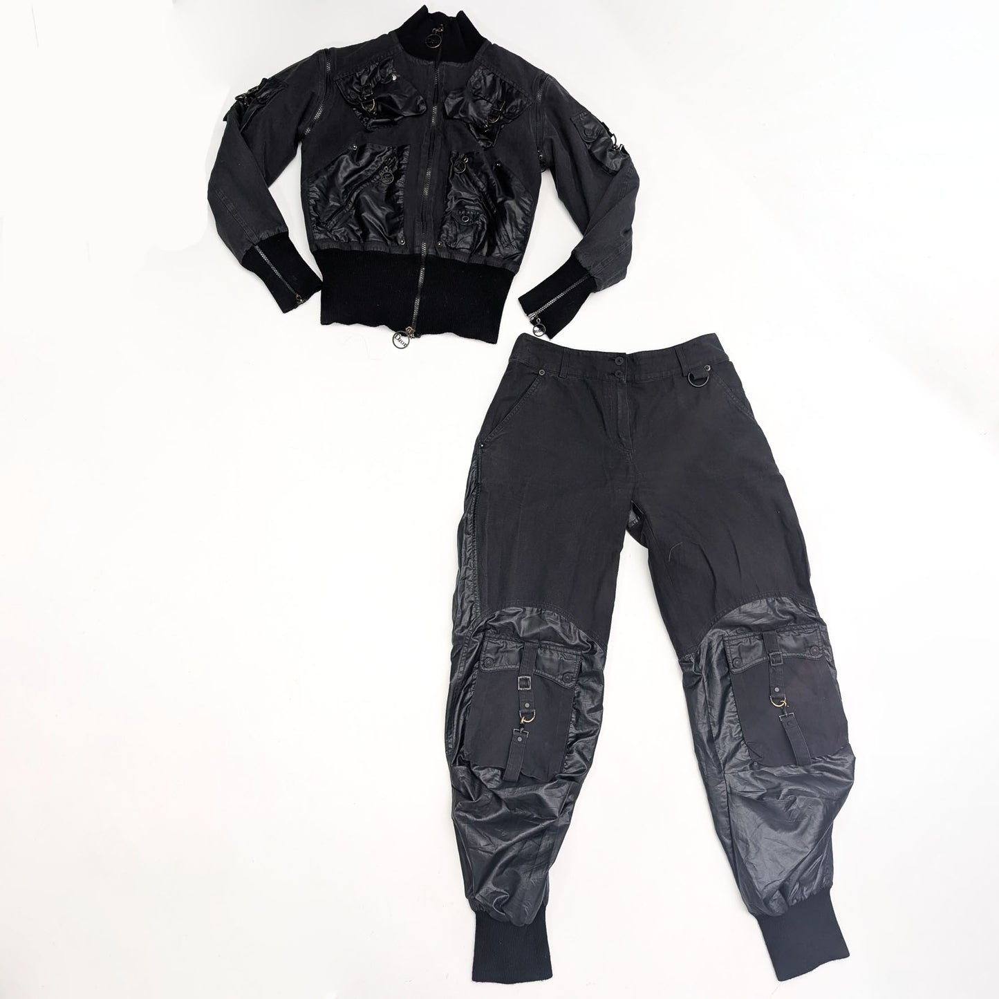 Dior by Galliano Cargo Pant and Jacket Set Golf S/S 2004 Collection - M