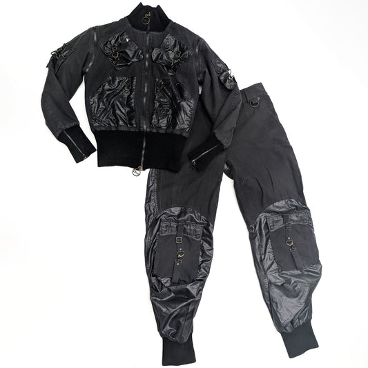 Dior by Galliano Cargo Pant and Jacket Set Golf S/S 2004 Collection - M