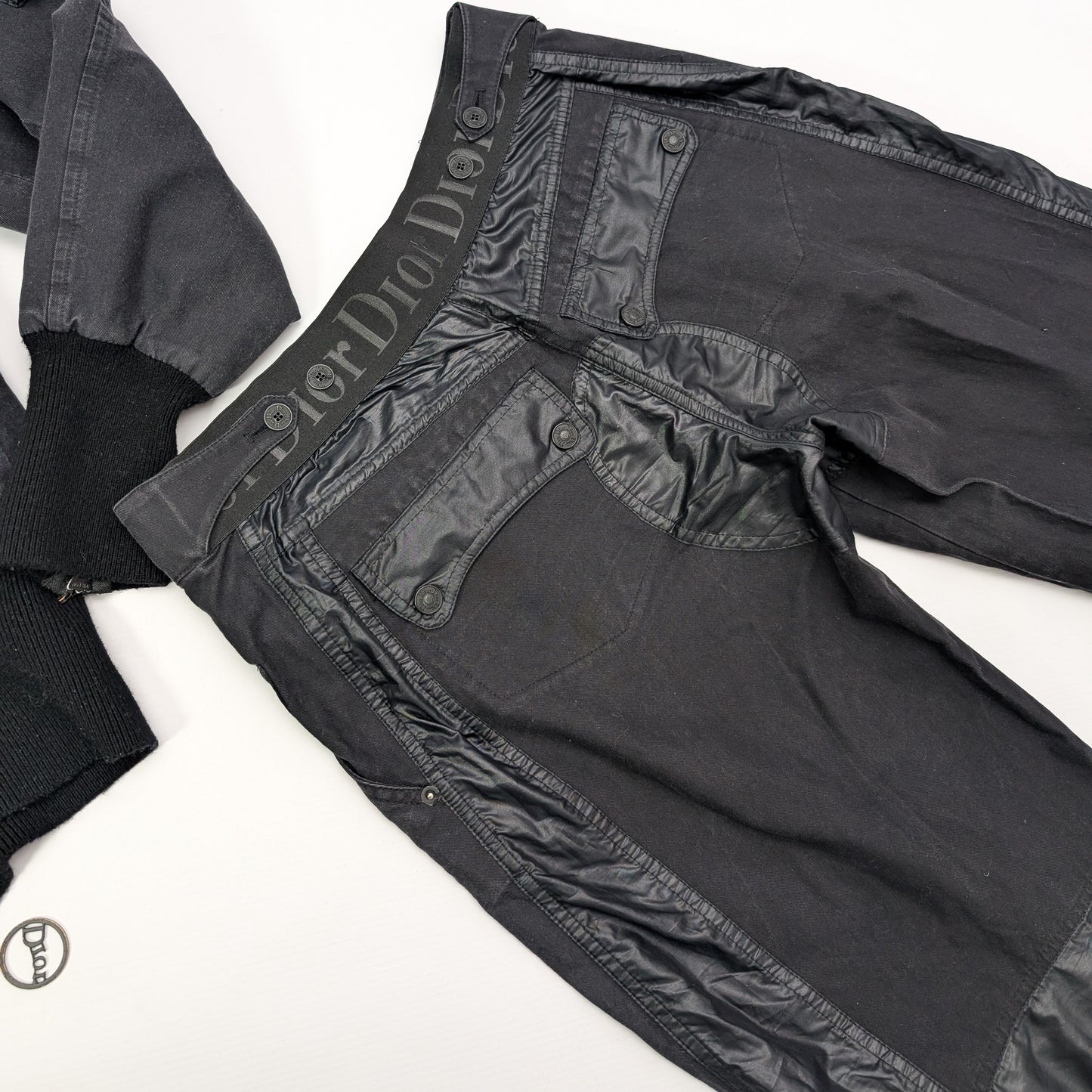 Dior by Galliano Cargo Pant and Jacket Set Golf S/S 2004 Collection - M
