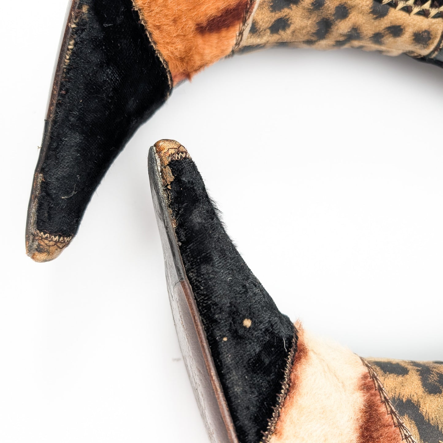 Roberto Cavalli patchwork boots - EU37|UK4|US6