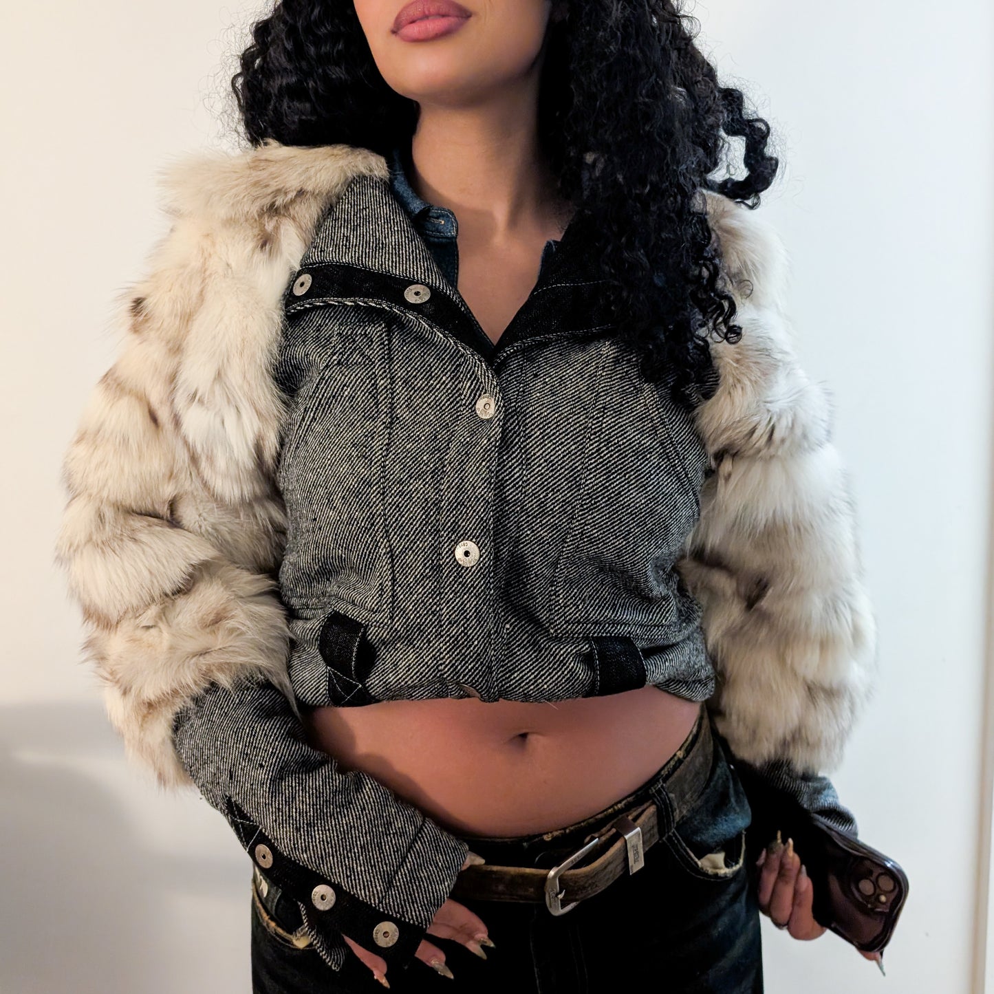 Roberto Cavalli fur jacket