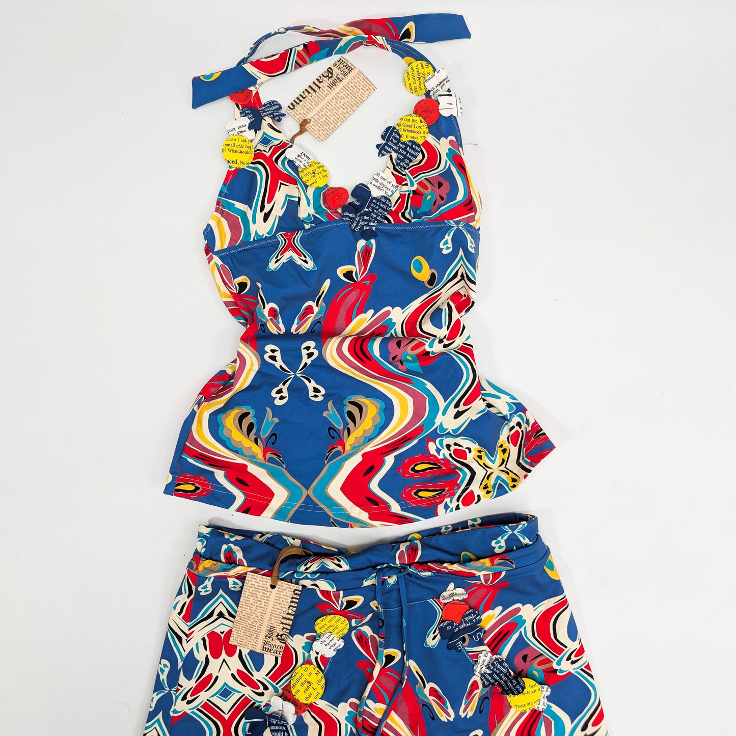 John Galliano skirt and top set