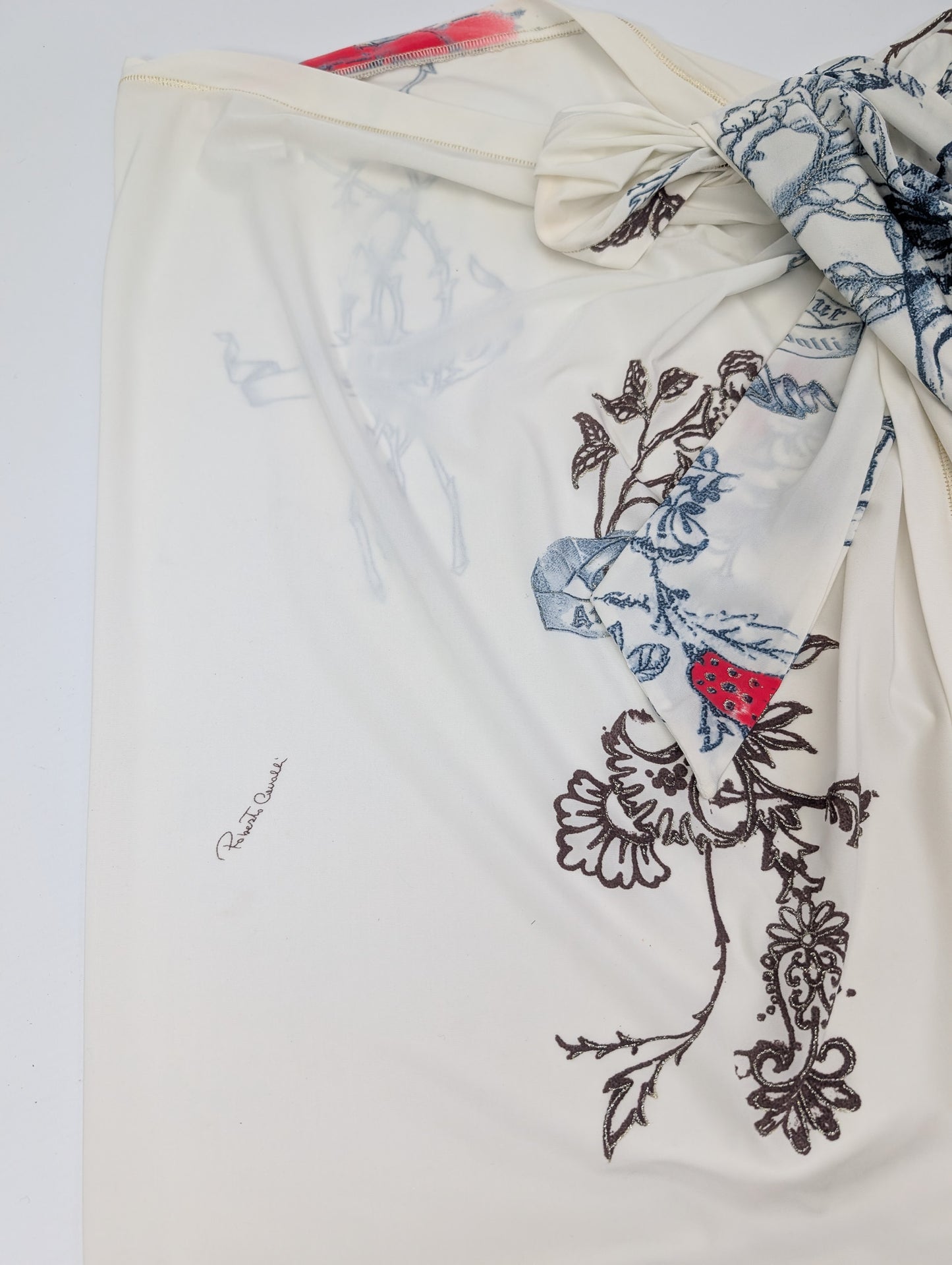 Roberto Cavalli S/S 2003 "Tattoo" Sarong Skirt