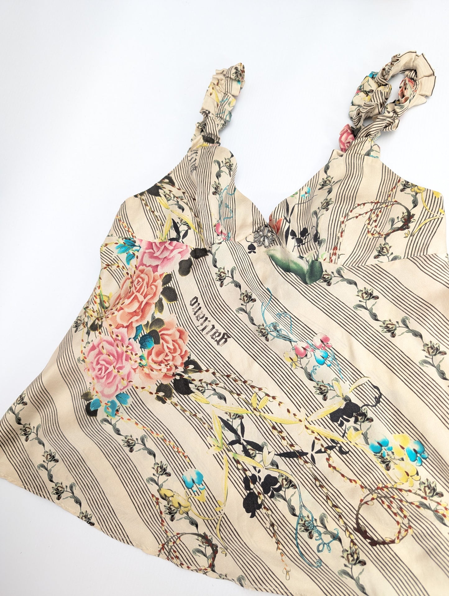 John Galliano silk top