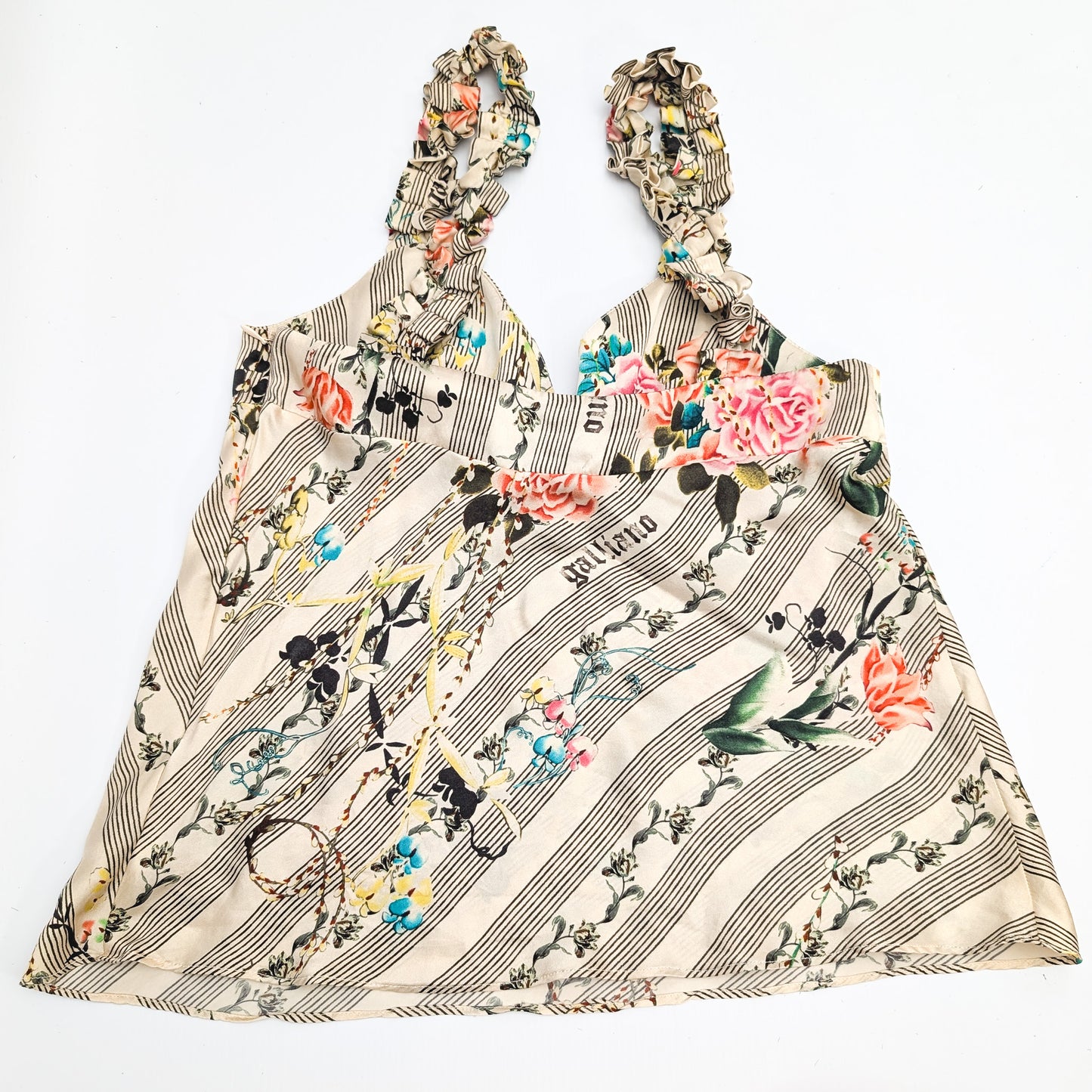 John Galliano silk top