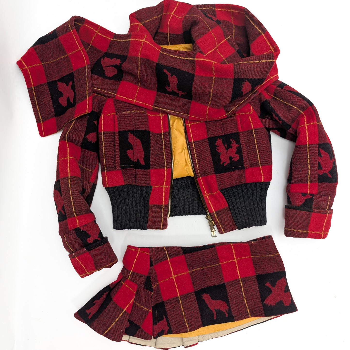 Dsquared2 F/W 2004 Jacket and Skirt Set - M