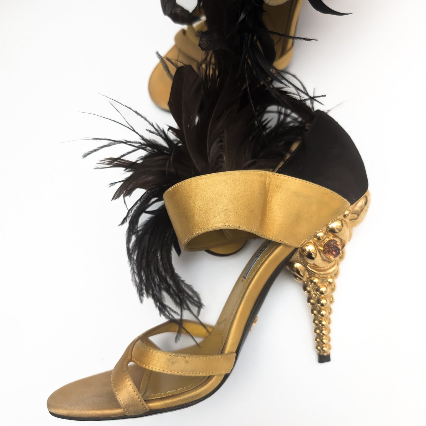 Prada "gold" sandals - EU36|UK3|US5