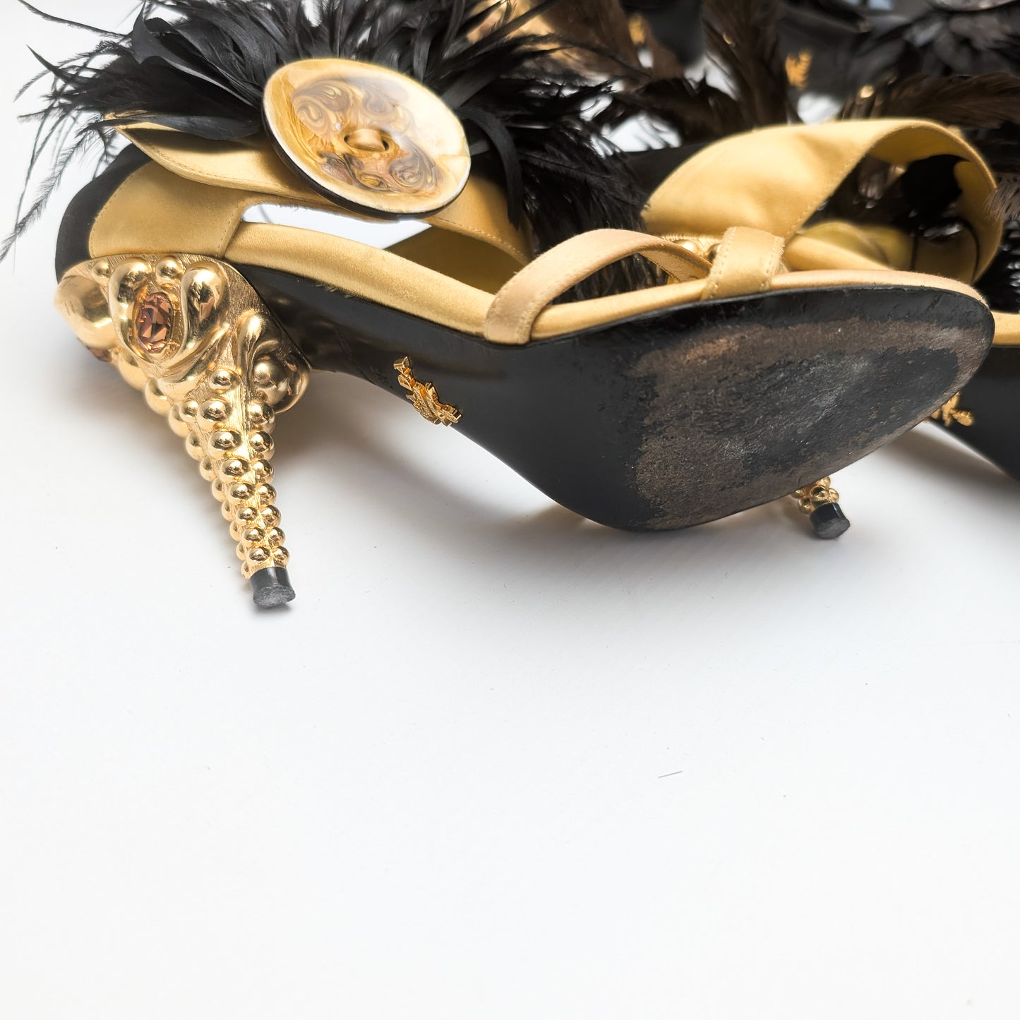 Prada "gold" sandals - EU36|UK3|US5