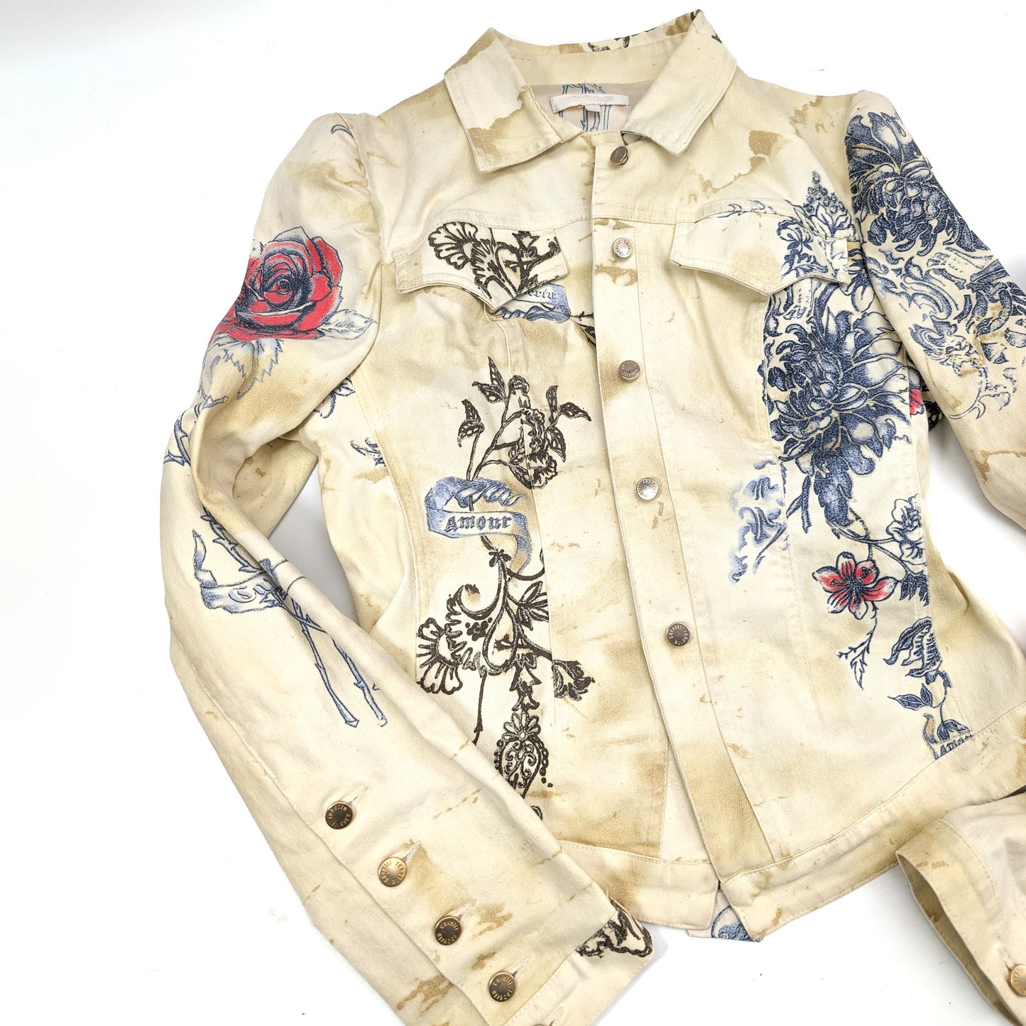 Roberto Cavalli "tattoo" jacket S/S 2003 - M
