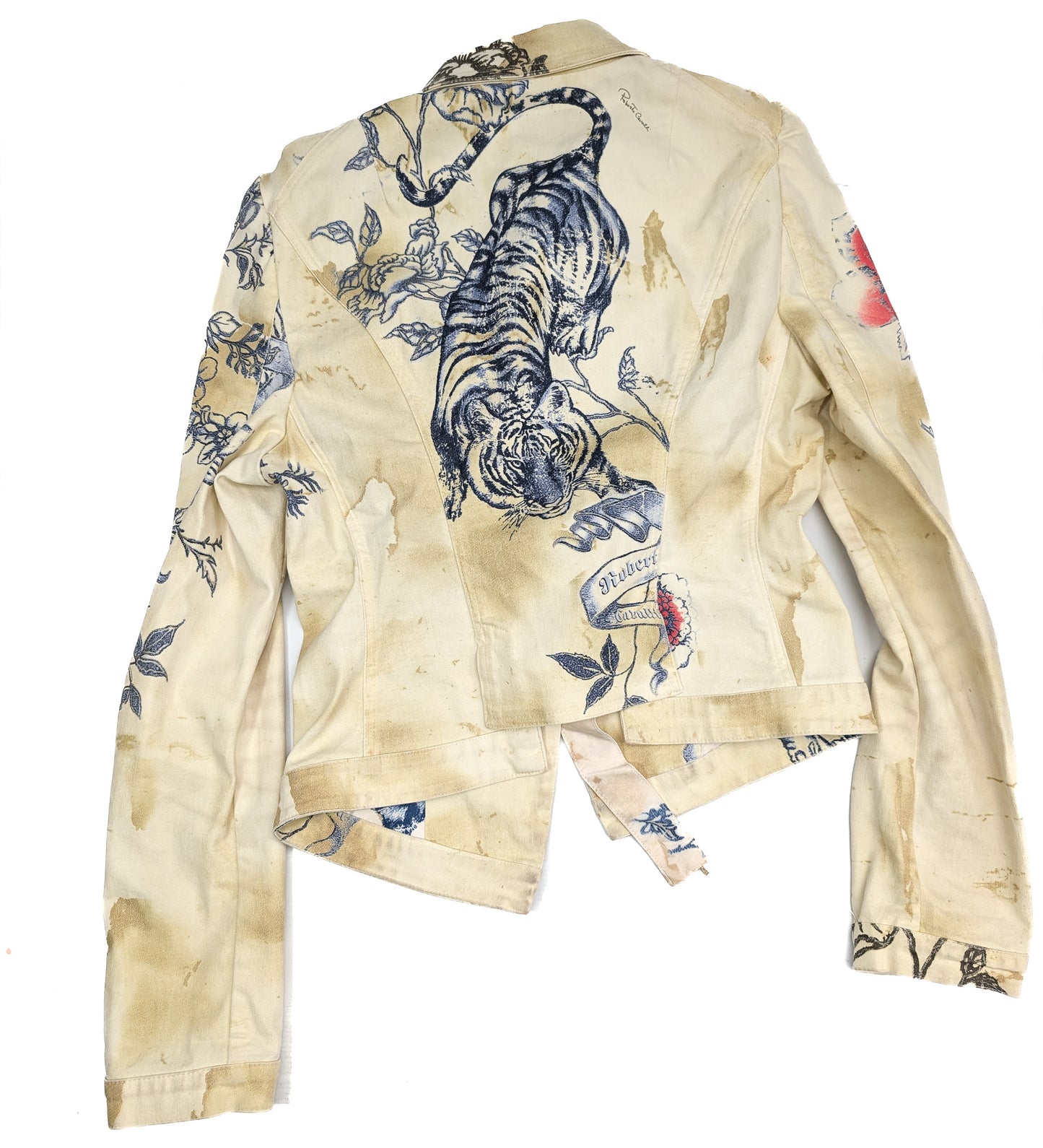 Roberto Cavalli "tattoo" jacket S/S 2003 - M