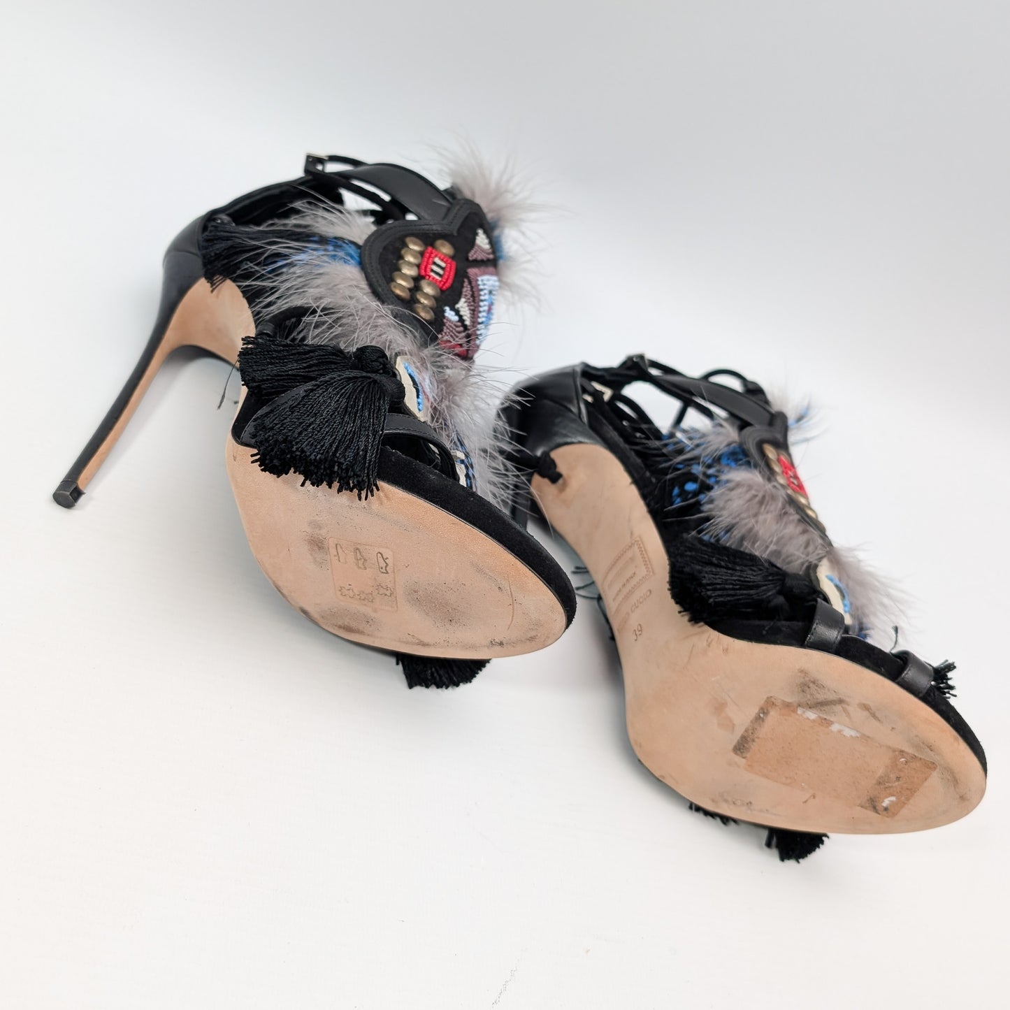 Black "Eskimo" Sandals Dsquared2 F/W 2015 - EU39|6UK|8US