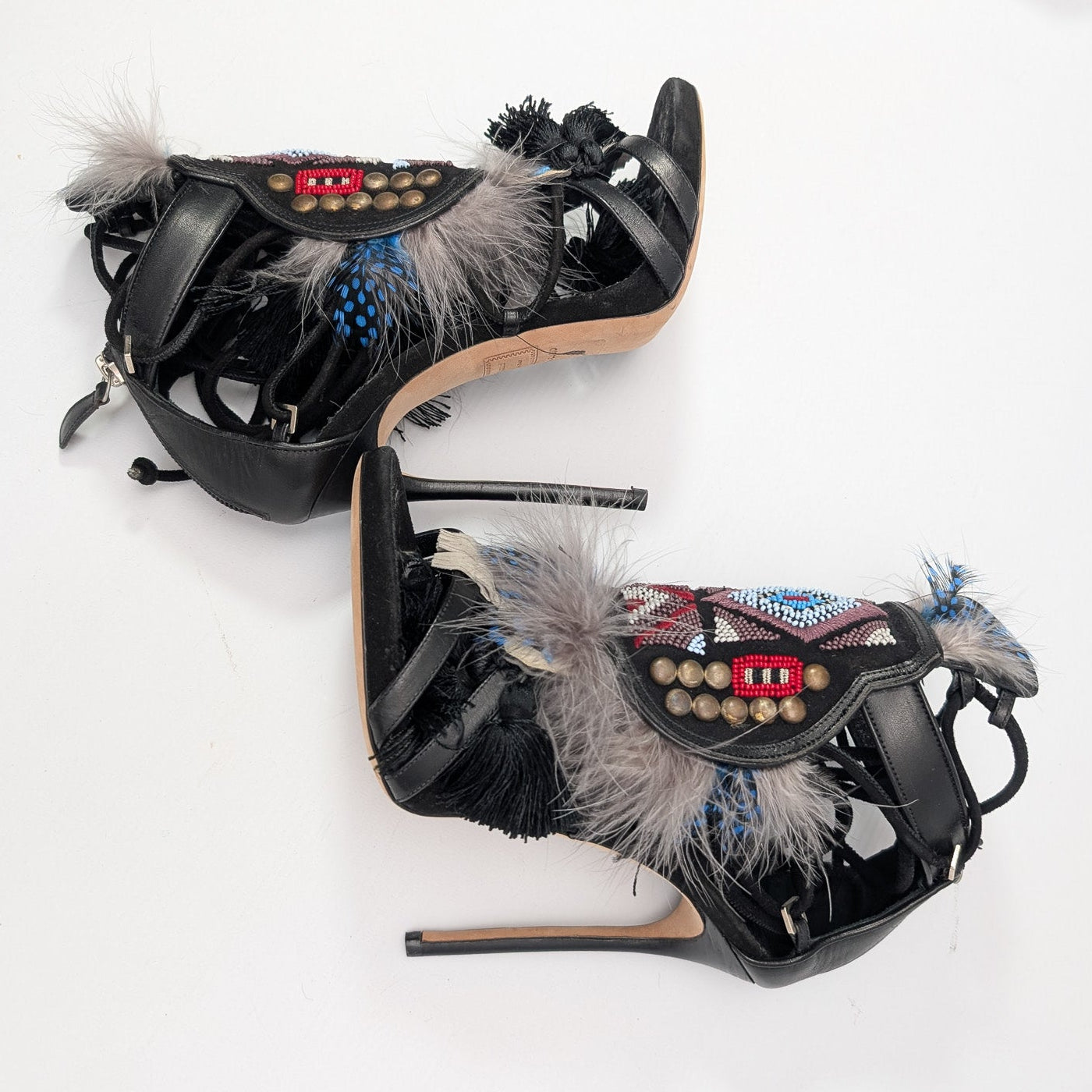 Black "Eskimo" Sandals Dsquared2 F/W 2015 - EU39|6UK|8US