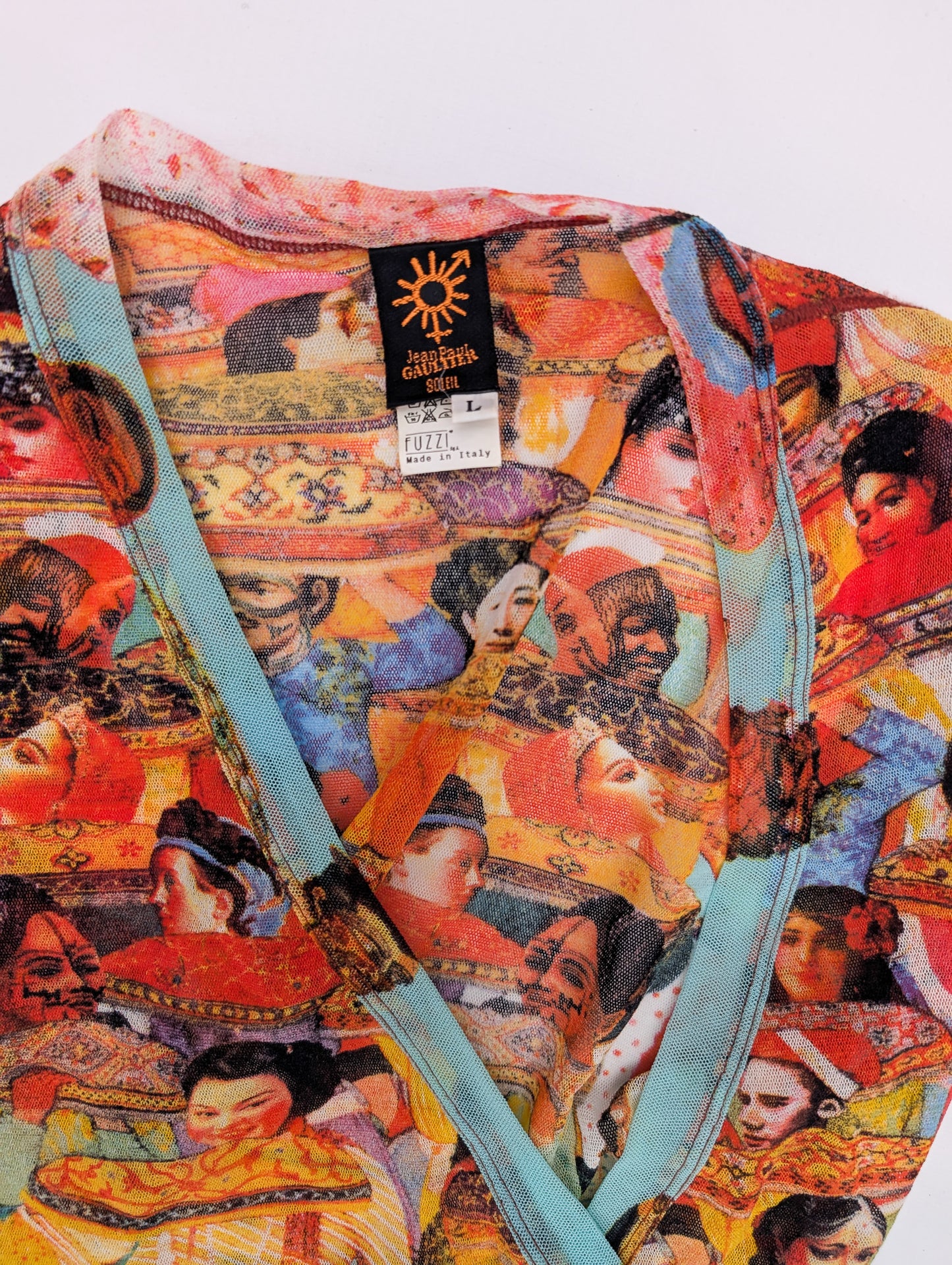 Jean Paul Gaultier "Indian" wrap top