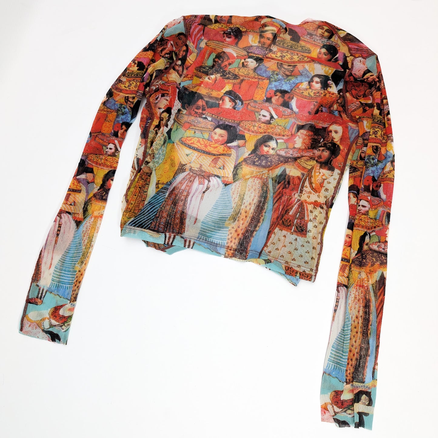 Jean Paul Gaultier "Indian" wrap top