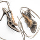 Fur-embellished sandals - EU39|UK6|US8