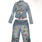 Roberto Cavalli Set S/S 2003 "Tattoo" - M