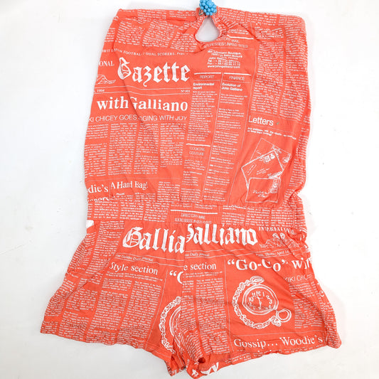 Combinaison short John Galliano