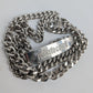 Roberto Cavalli silver chain belt
