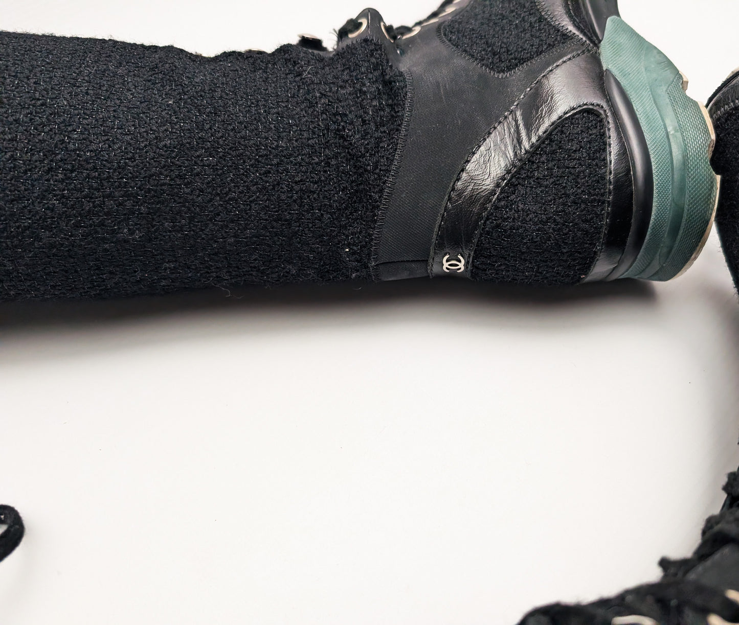 Chanel F/W 2014 tweed sport boots - EU39|UK6|US8