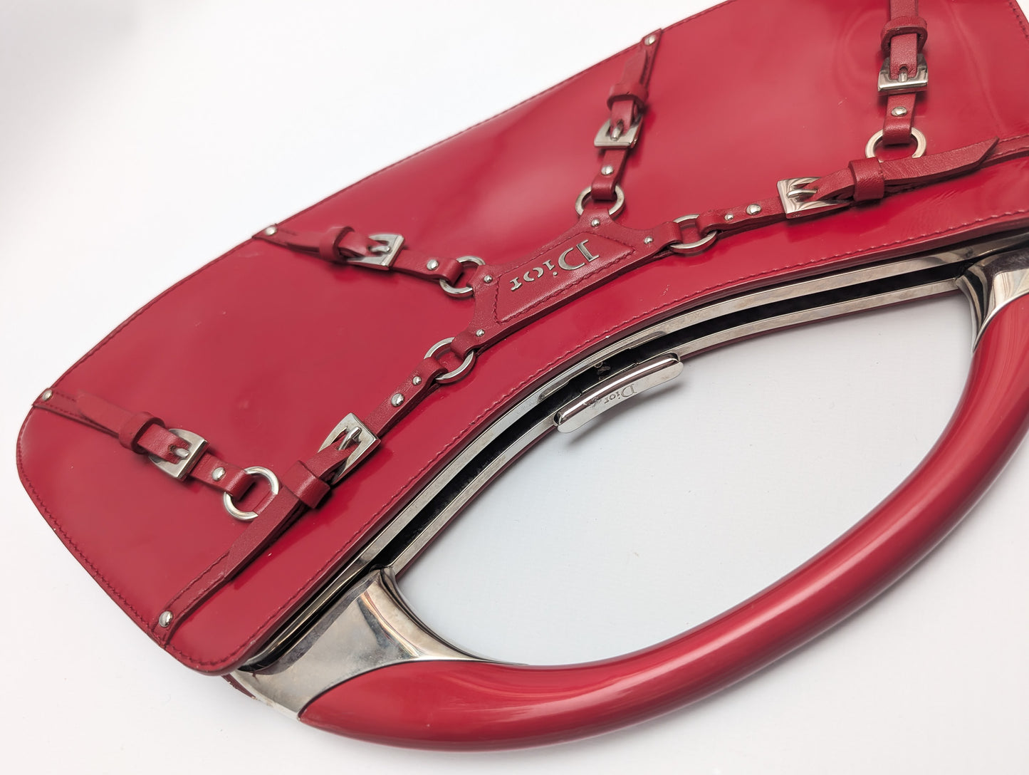 Dior Bondage Red Handbag by Galliano - A/W 2003