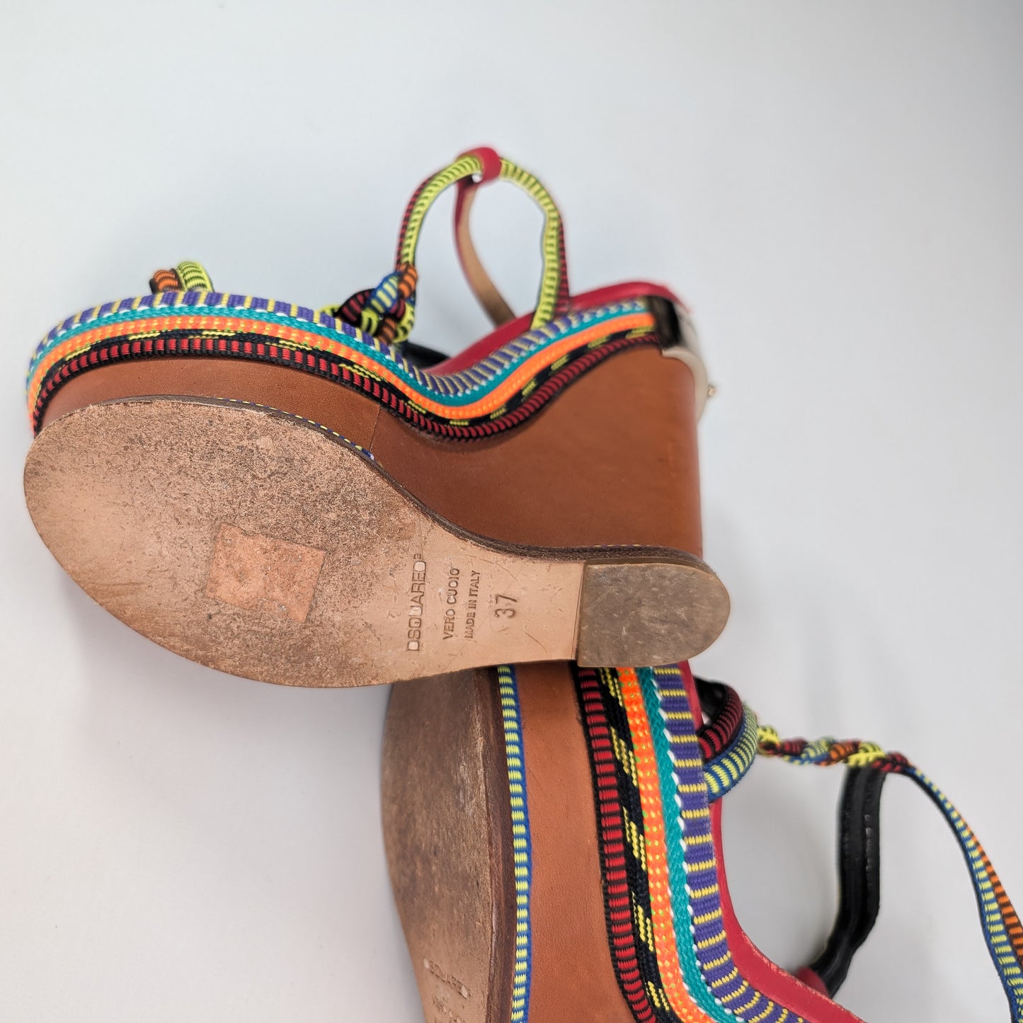 Dsquared2 Wedge Sandals - EU37|UK4|US6