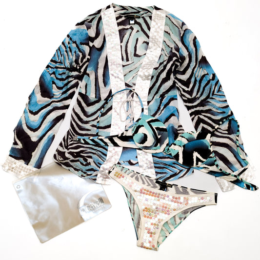 Cavalli Cardigan and Swimsuit