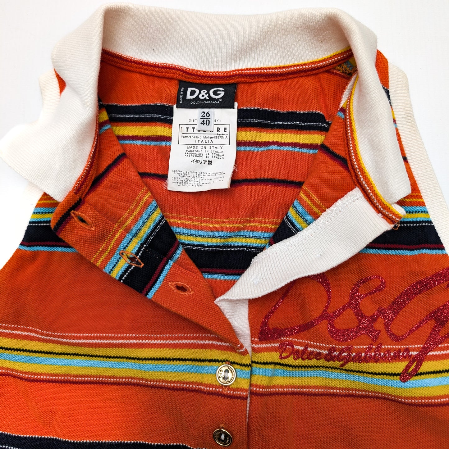 Dolce & Gabbana polo tank top