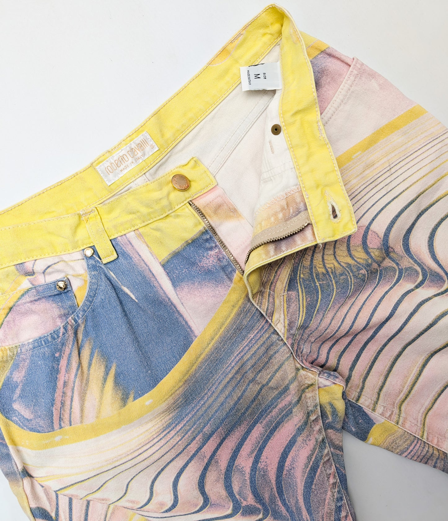 Roberto Cavalli Psychedelic Print Shorts - M