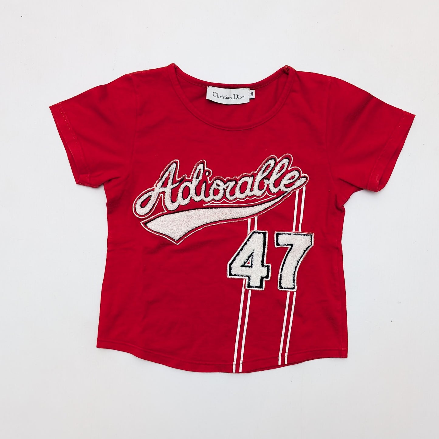 T-shirt "adiorable" Baby Dior Galliano - 8Y