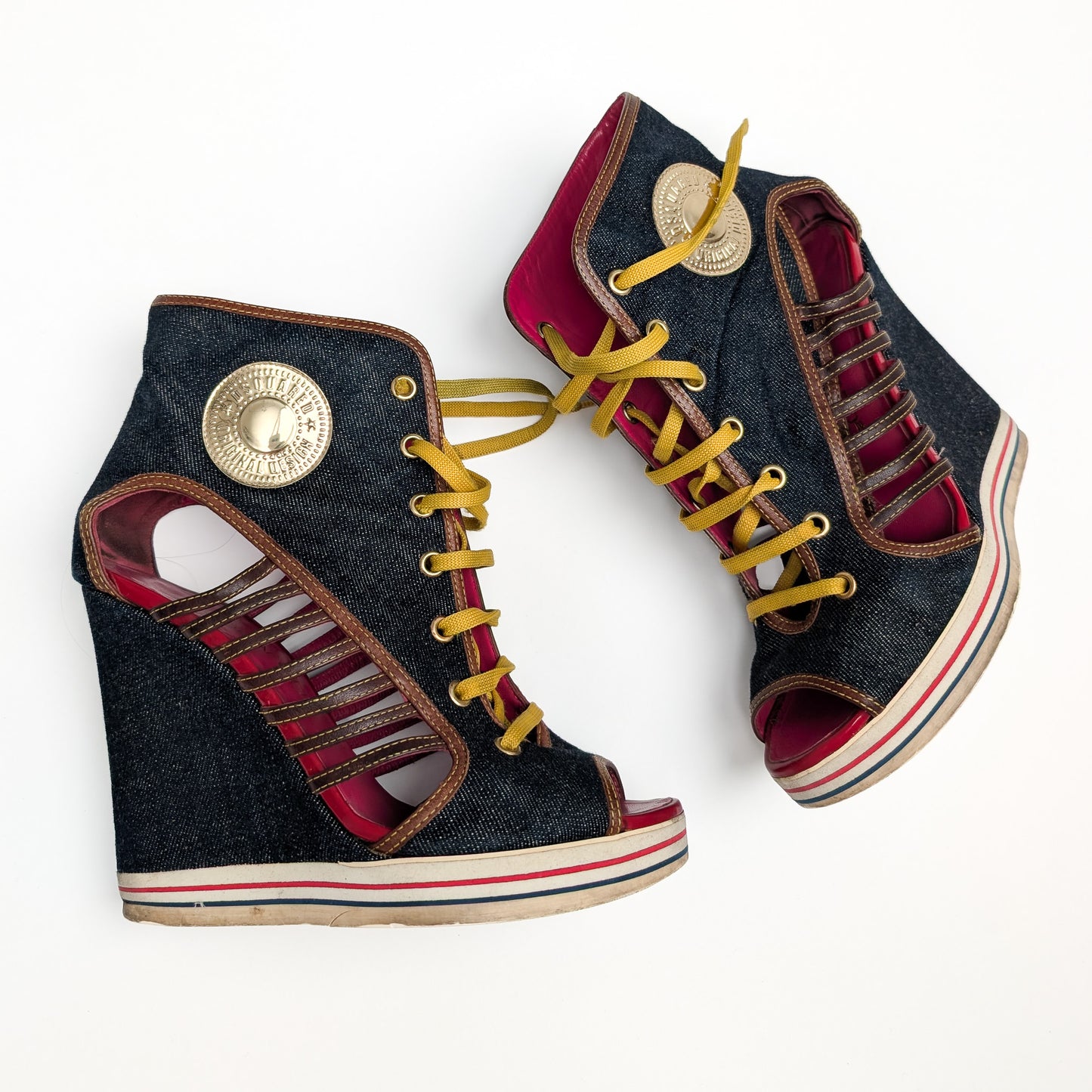 Dsquared2 Wedge Sandals - EU37|4UK|6US