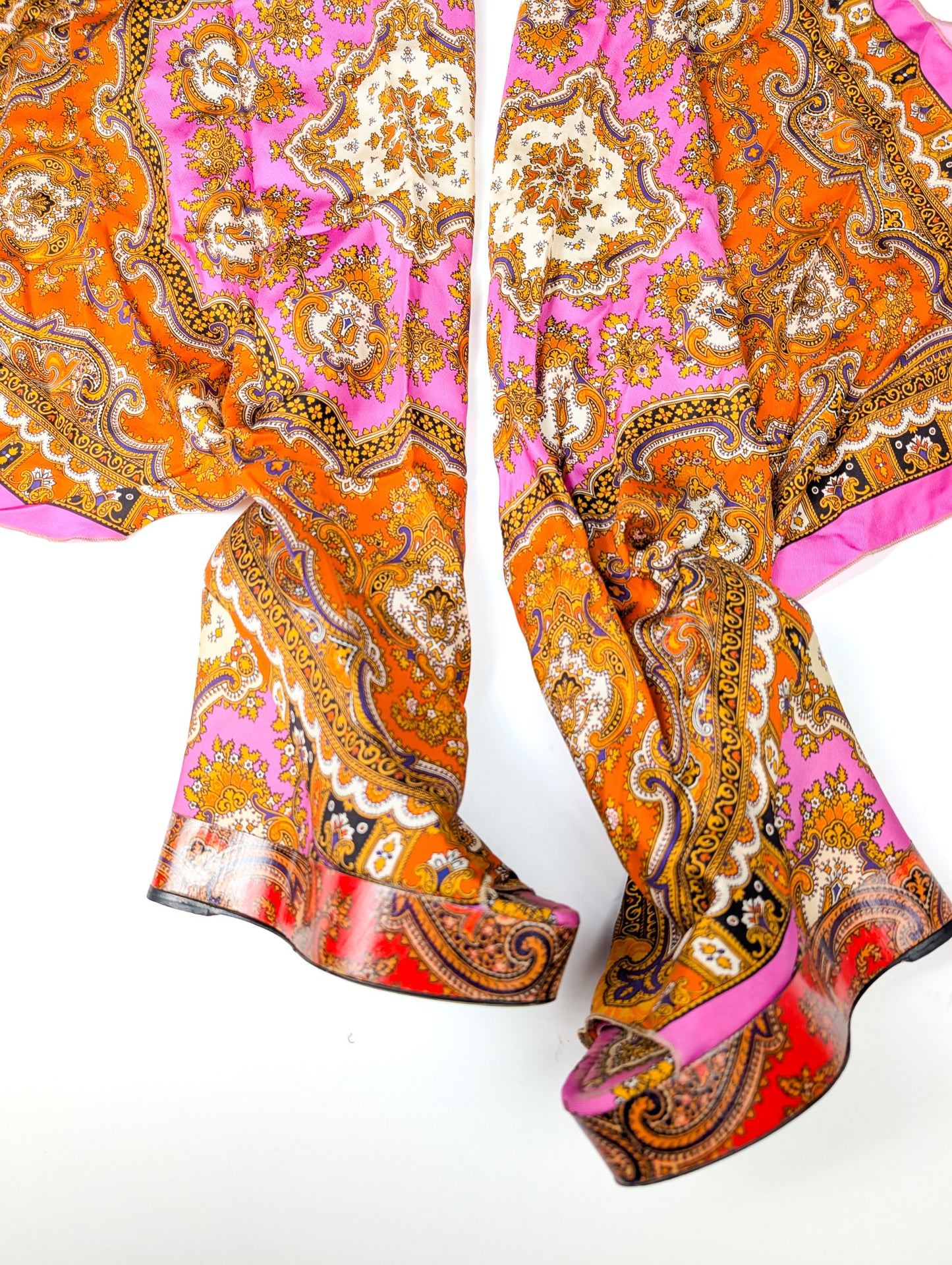 Dolce & Gabbana Scarf Sandals S/S 2012 - EU37|UK4|US6