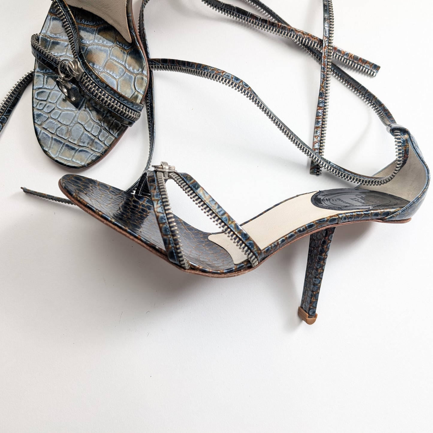 Dior by Galliano blue sandals - EU36|UK3|US5