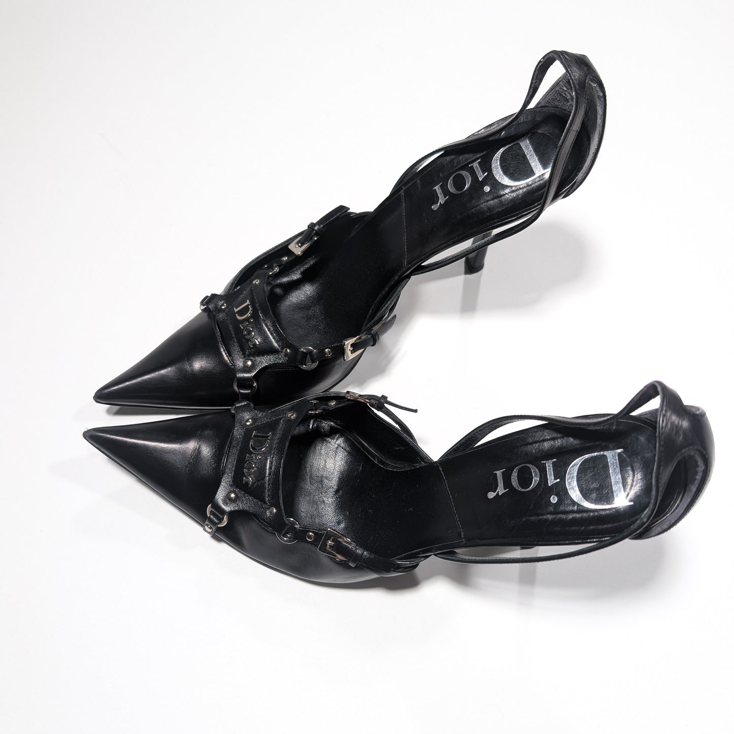 Dior Slingback by Galliano bondage F/W 2003 - EU40|UK7|US9