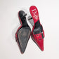 Dior by Galliano Red Mules - EU36|UK3|US5