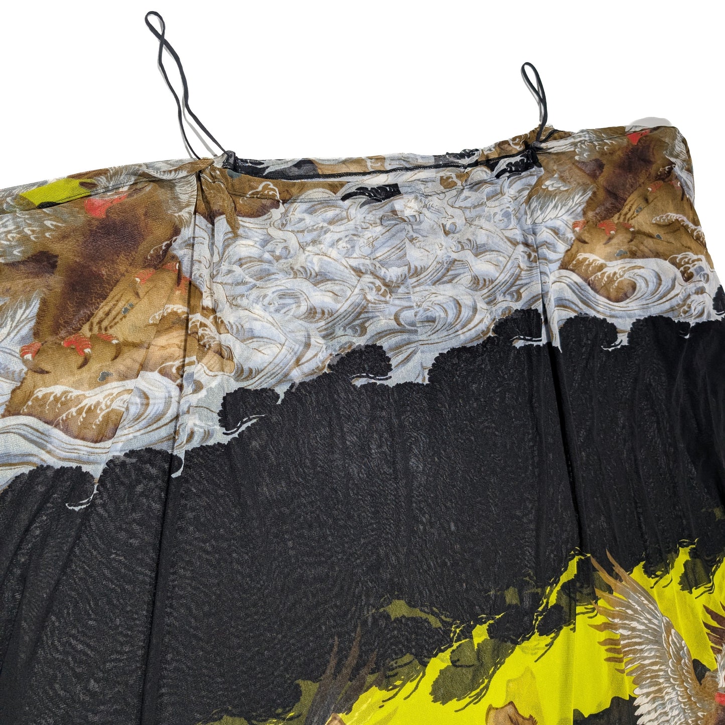 Jean-Paul Gaultier eagle print dress