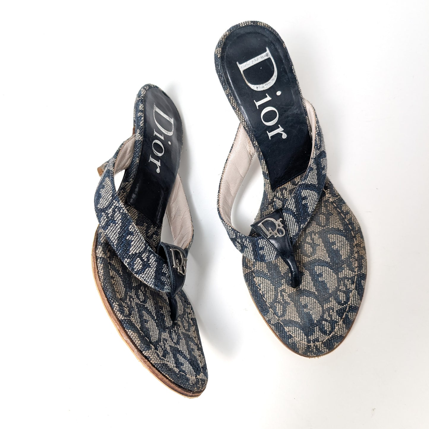 Dior monogram thong - EU36|3UK|5US