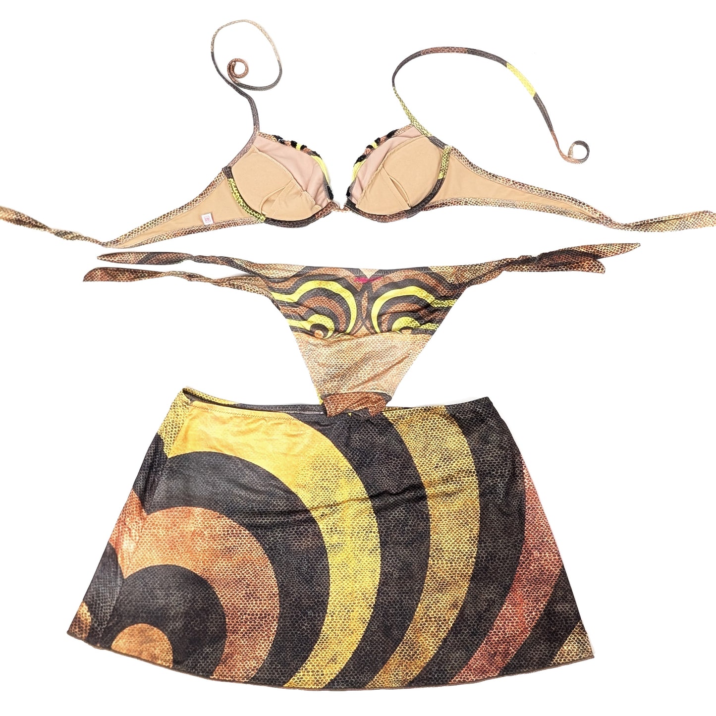 Vintage swimsuit and skirt