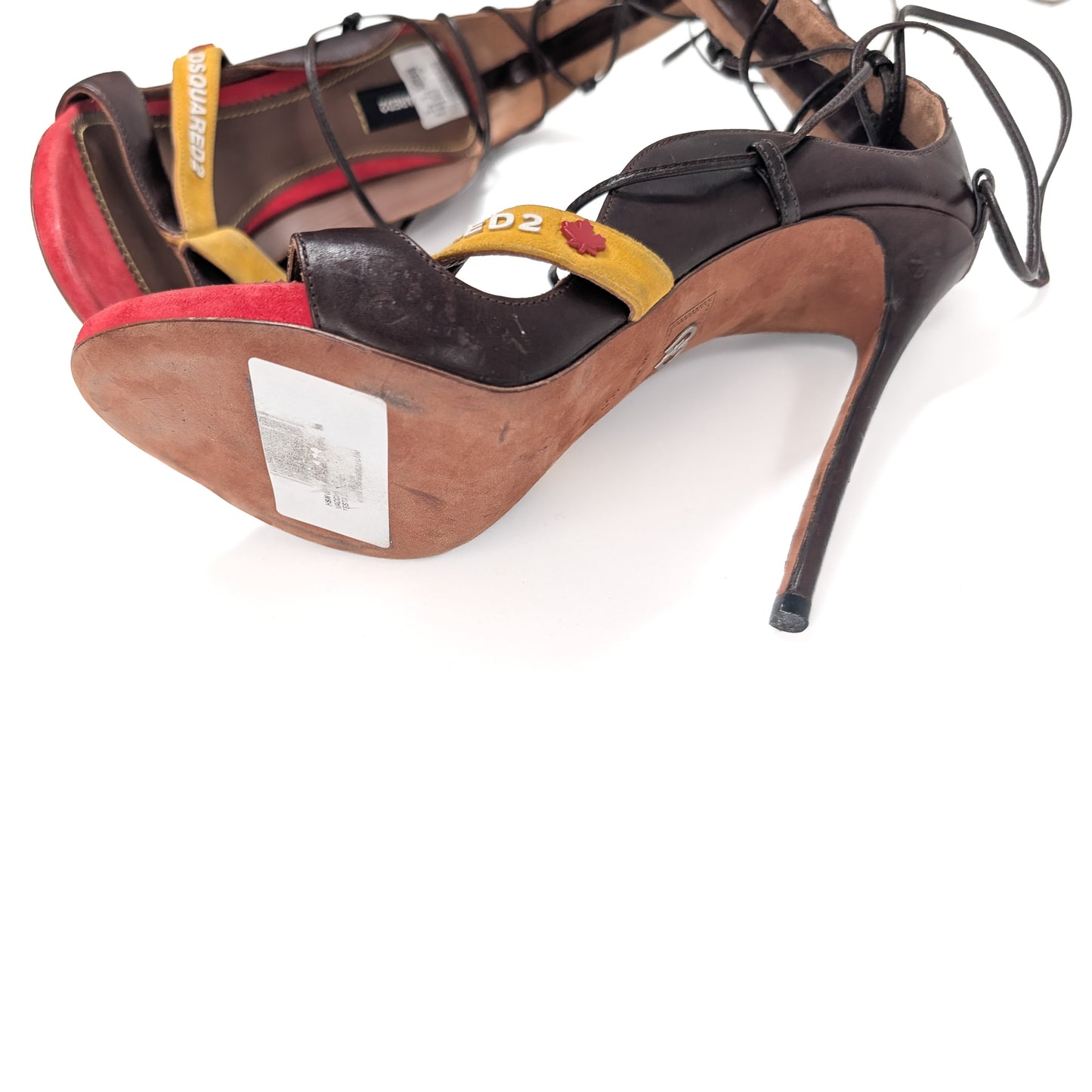 Dsquared2 S/S 2018 Gothika Lace-up Sandals - EU39|UK6|US8